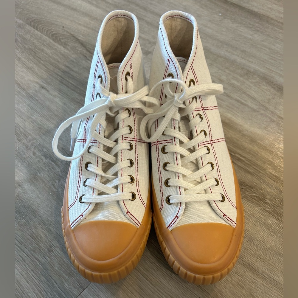 NEW J.Crew High Top Canvas Sneakers